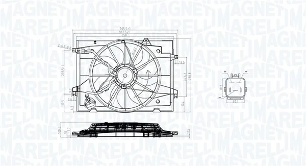 Fan, engine cooling